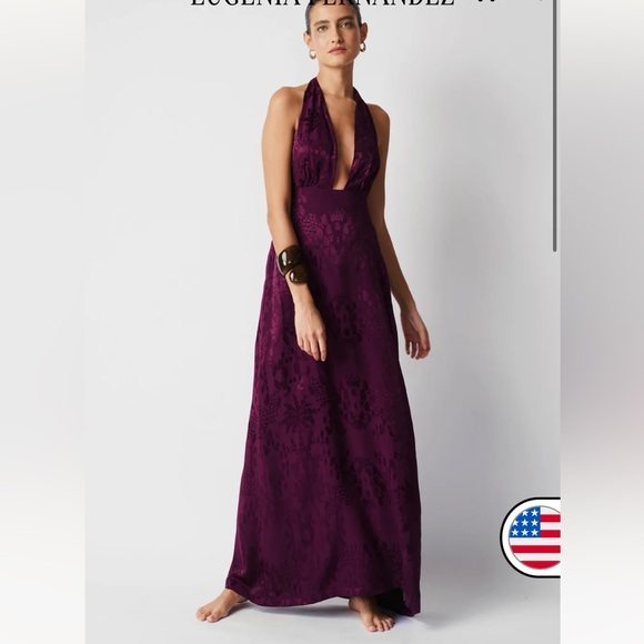 Purple Maxi Dress - Picture 1 of 3